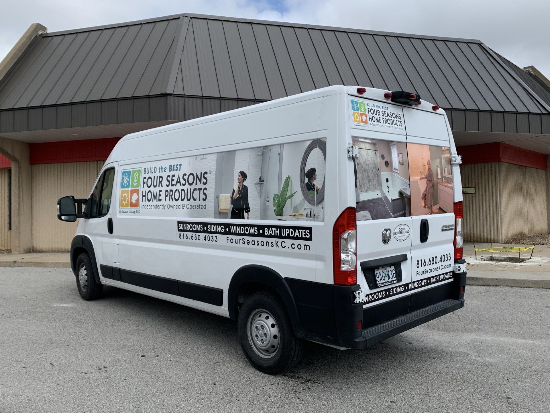 spot graphics for van for four seasons